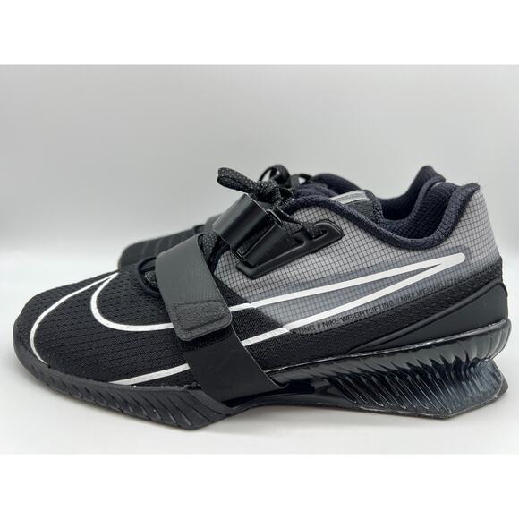 Nike Romaleos 4 Black White Men's Size 10 Weightlifting Training CD3463 010 - Picture 2 of 16